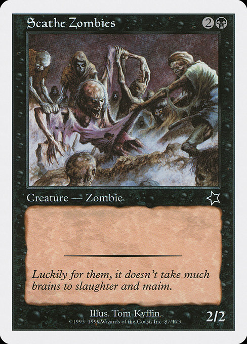 Zombies dévastateurs|Scathe Zombies
