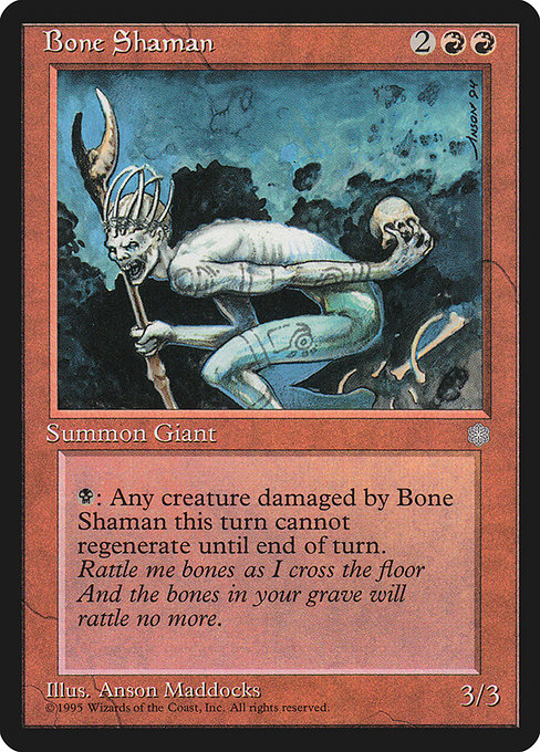 Shamane ostéomancien|Bone Shaman