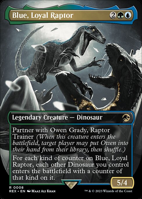 Blue, Loyal Raptor (rex) 8 Blue, Loyal Raptor (rex) 8