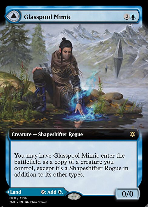 Glasspool Mimic // Glasspool Shore (Magic Online Promos #83872)