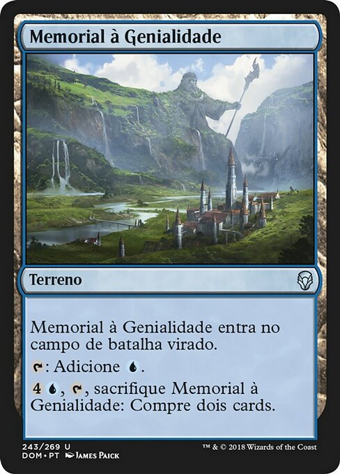Memorial to Genius (Dominaria #243)