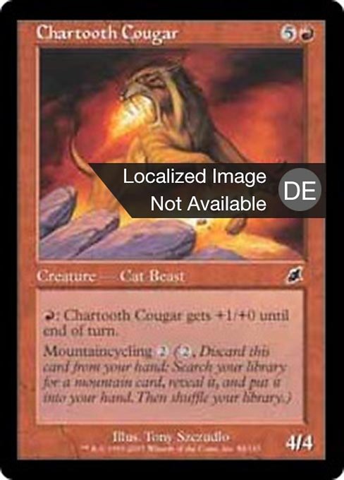 Chartooth Cougar (Scourge #84)