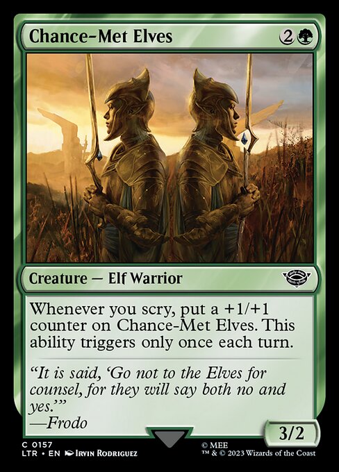 Elfes rencontrés par hasard|Chance-Met Elves