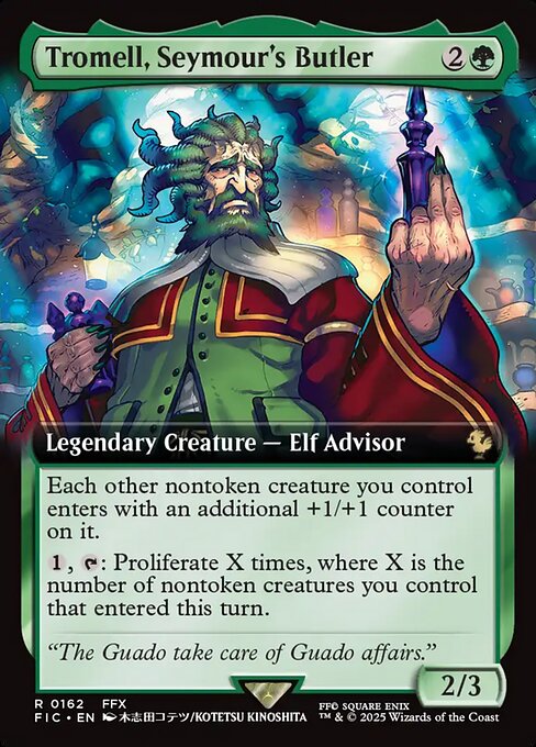 Tromell, Seymour's Butler (Final Fantasy Commander #162)