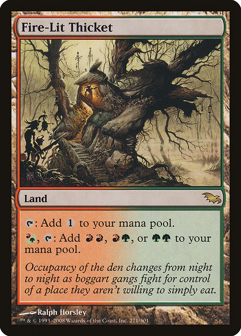 Fire-Lit Thicket (Shadowmoor #271)