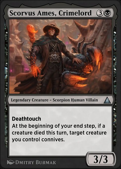 Scorpion, Seething Striker magic the gathering card art