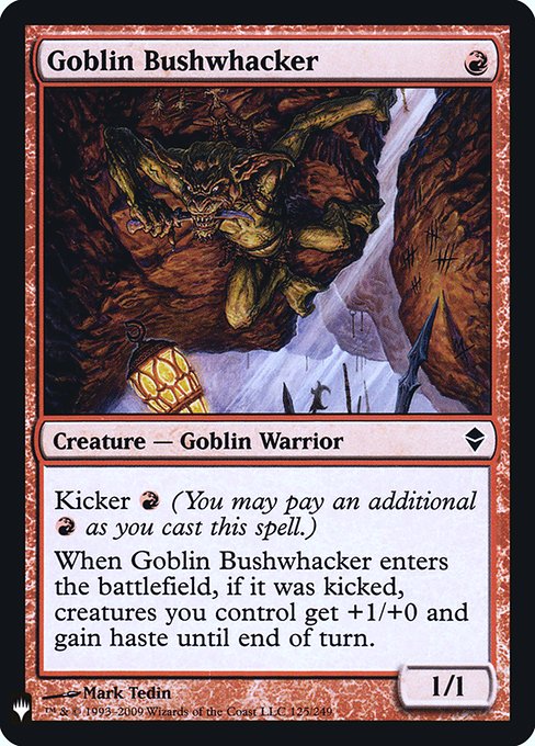 Goblin Bushwhacker (The List #ZEN-125)