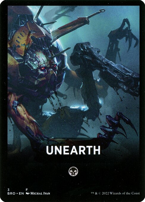 Unearth (Theme) (The Brothers' War Jumpstart Front Cards #3)