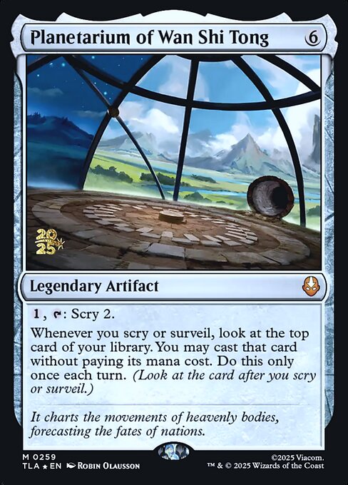 Planetarium of Wan Shi Tong magic the gathering card art