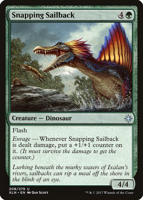 Snapping Sailback (Ixalan #208)