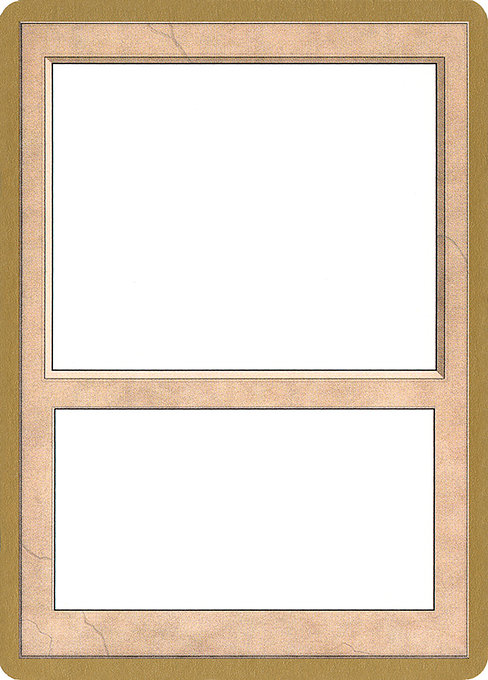 Blank Card (Pro Tour Collector Set #0)