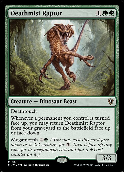 Deathmist Raptor (Murders at Karlov Manor Commander #168)