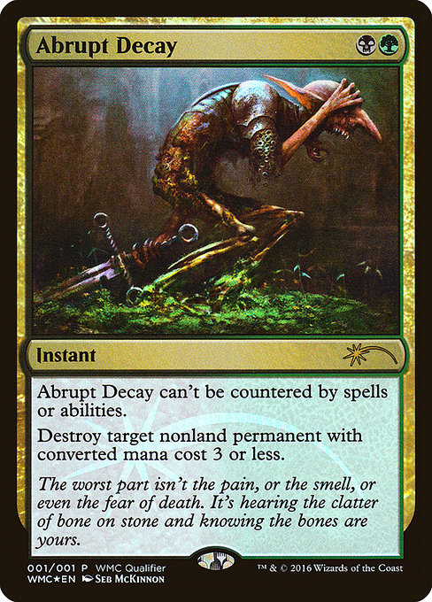 Abrupt Decay card image