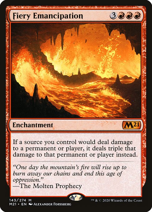 Fiery Emancipation (Core Set 2021 #143)