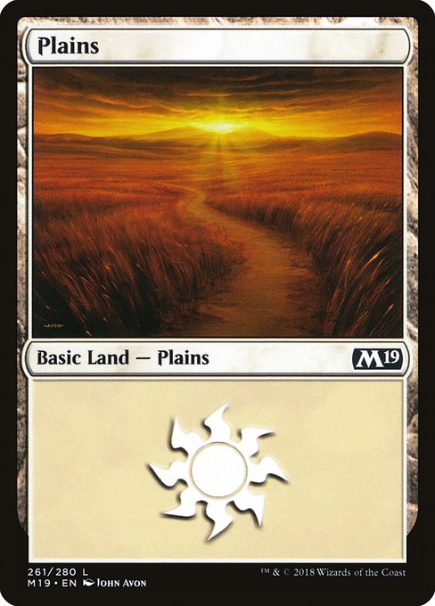 Plains (Core Set 2019 #261)