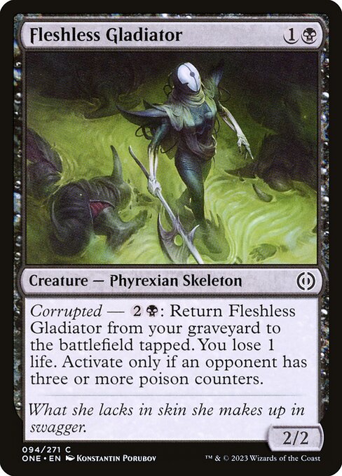 Fleshless Gladiator (Phyrexia: All Will Be One #94)