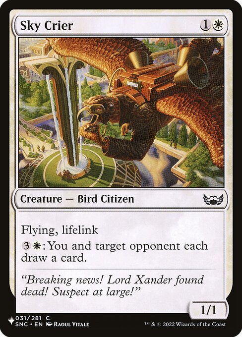 Sky Crier (The List #SNC-31)