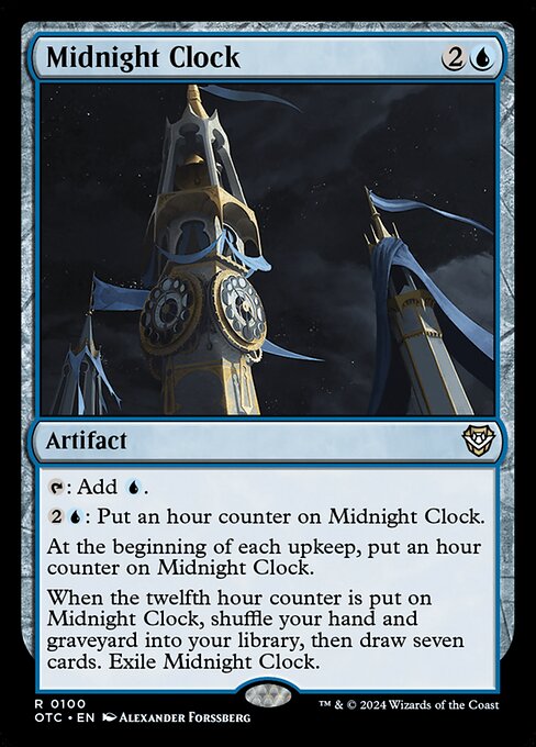 Midnight Clock (Outlaws of Thunder Junction Commander #100)