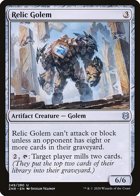 Relic Golem (Zendikar Rising #249)