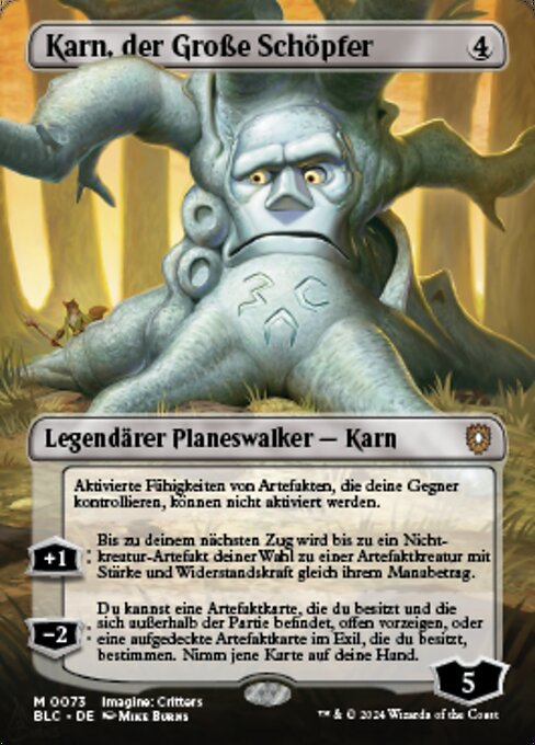 Karn, the Great Creator (Bloomburrow Commander #73)