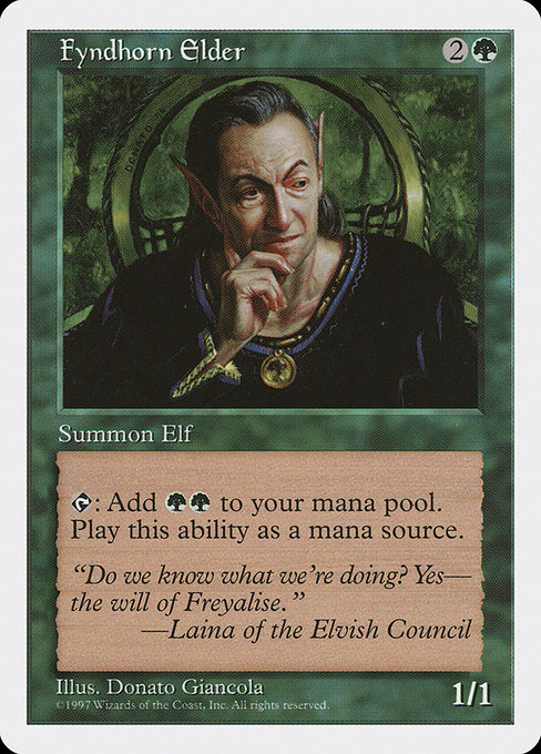 Fyndhorn Elder (Fifth Edition #297)