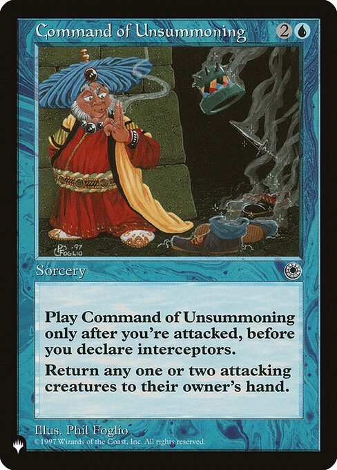 Command of Unsummoning (The List #POR-48)