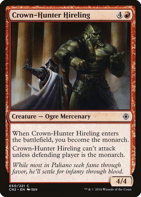 Crown-Hunter Hireling (Conspiracy: Take the Crown #50)