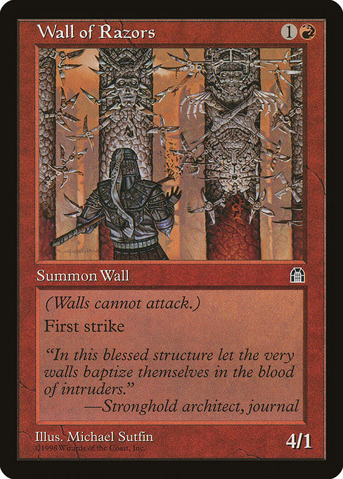 Wall of Razors card image