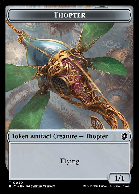 Thopter (Bloomburrow Commander Tokens #39)