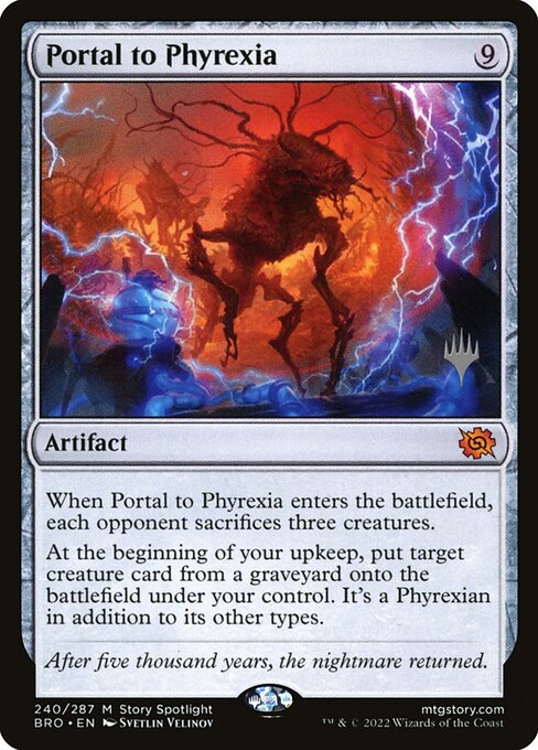 Portal to Phyrexia (The Brothers' War Promos #240p)