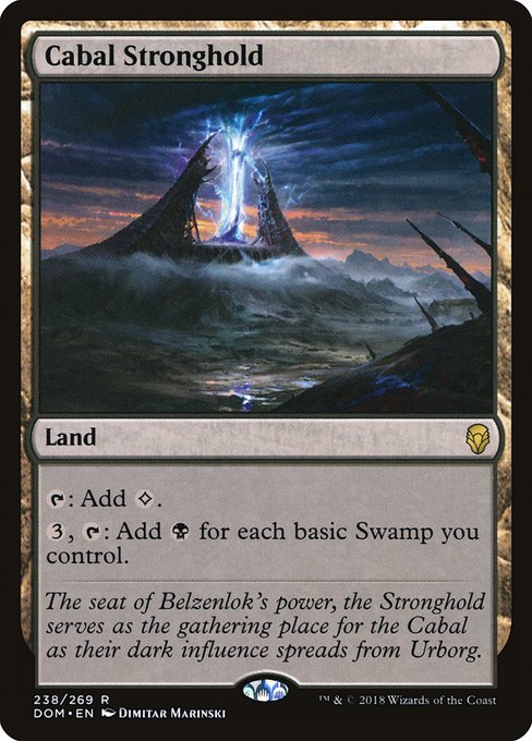 Cabal Stronghold (Dominaria #238)