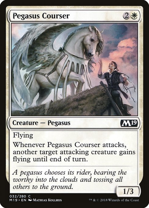 Pegasus Courser (Core Set 2019 #32)