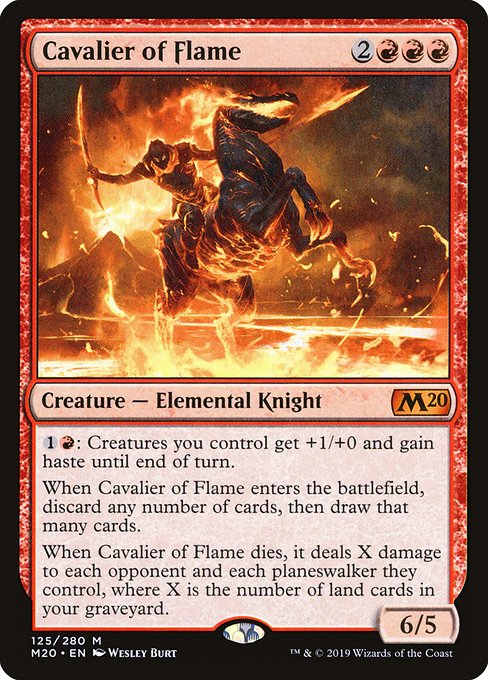 Cavalier of Flame (Core Set 2020 #125)