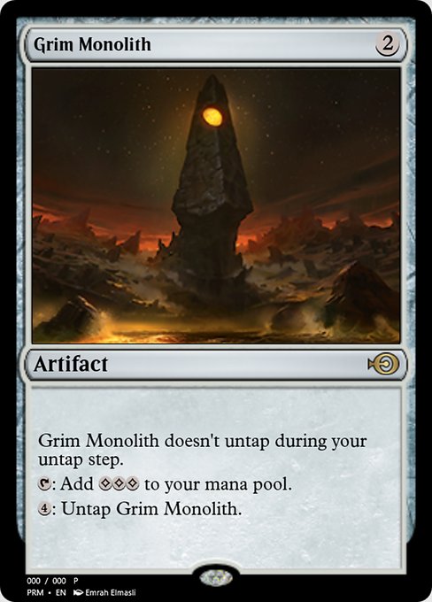 Grim Monolith (Magic Online Promos #61567)