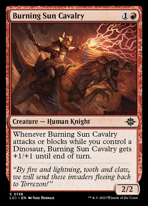 Burning Sun Cavalry card image