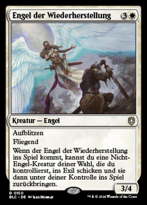 Restoration Angel (Bloomburrow Commander #150)