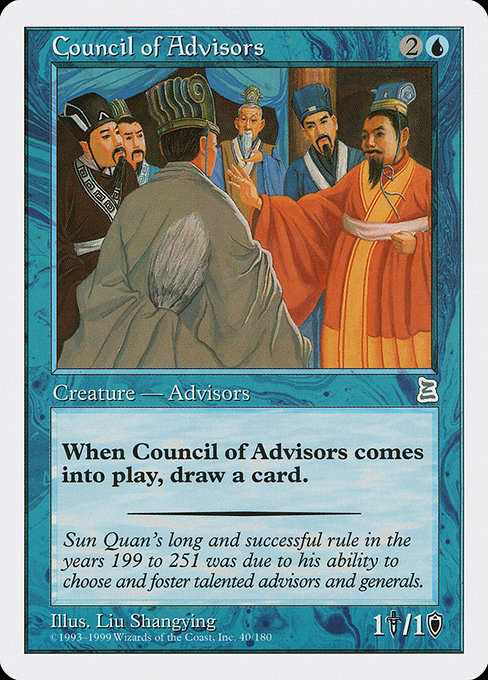 Council of Advisors card image