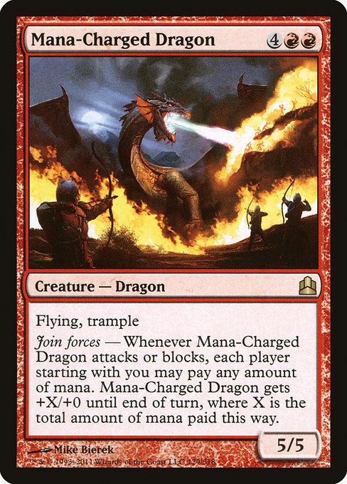 Dragon chargé au mana|Mana-Charged Dragon