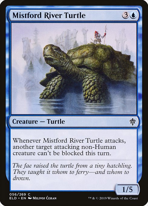 Mistford River Turtle (Throne of Eldraine #56)