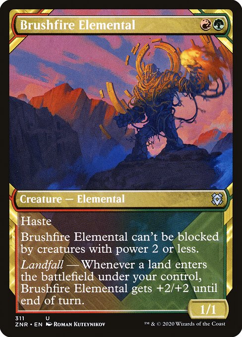 Brushfire Elemental (Zendikar Rising #311)