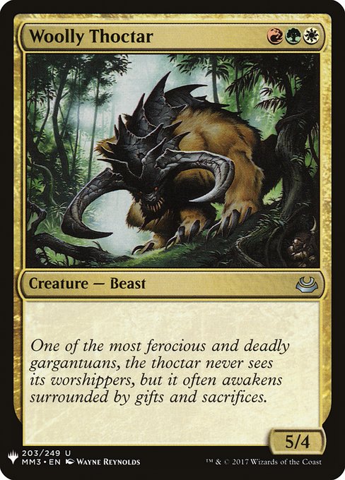 Woolly Thoctar (The List #MM3-203)