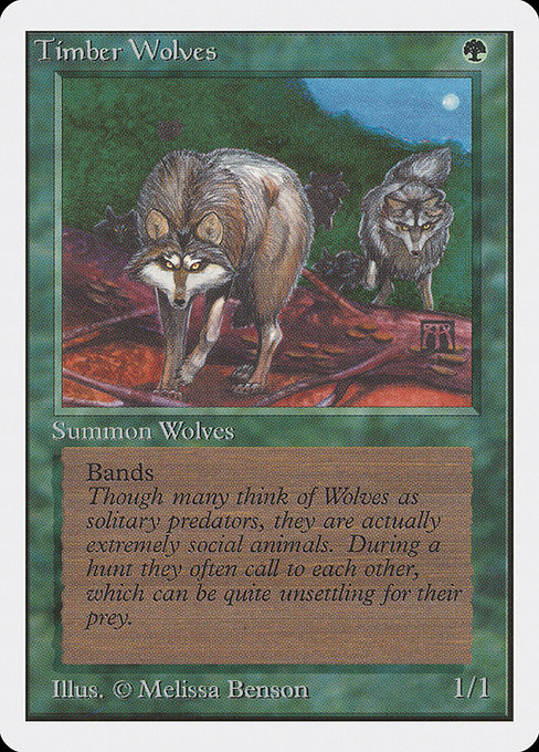 Timber Wolves (Unlimited Edition #220)