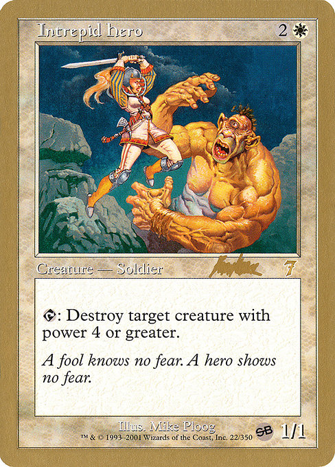 Intrepid Hero (World Championship Decks 2002 #bk22sb)