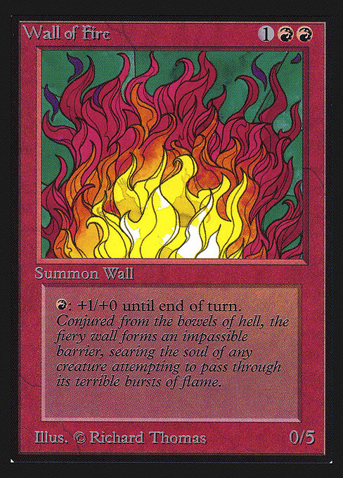 Wall of Fire (Intl. Collectors' Edition #182)