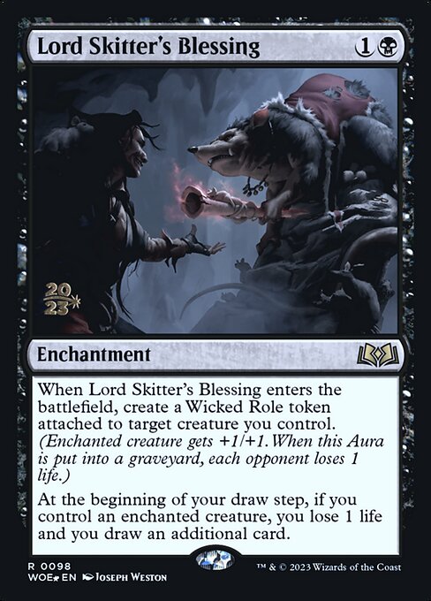 Lord Skitter's Blessing (Wilds of Eldraine Promos #98s)