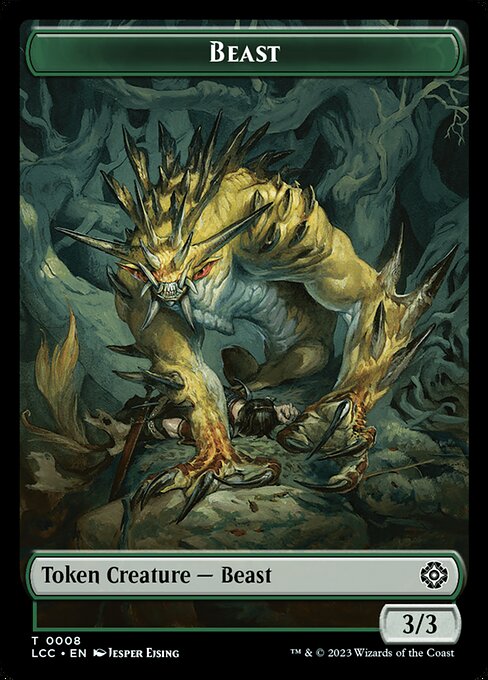 Beast (The Lost Caverns of Ixalan Commander Tokens #8)