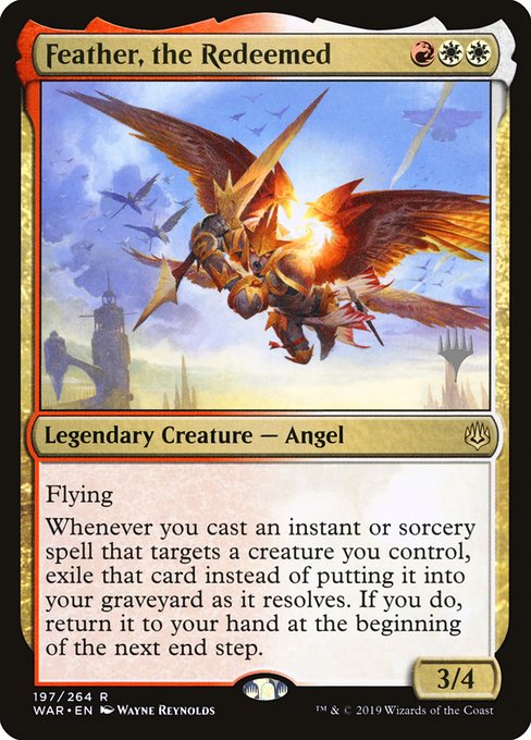 Feather, the Redeemed (War of the Spark Promos #197p)