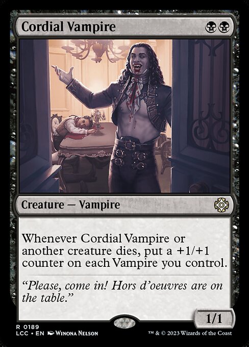 Cordial Vampire (The Lost Caverns of Ixalan Commander #189)