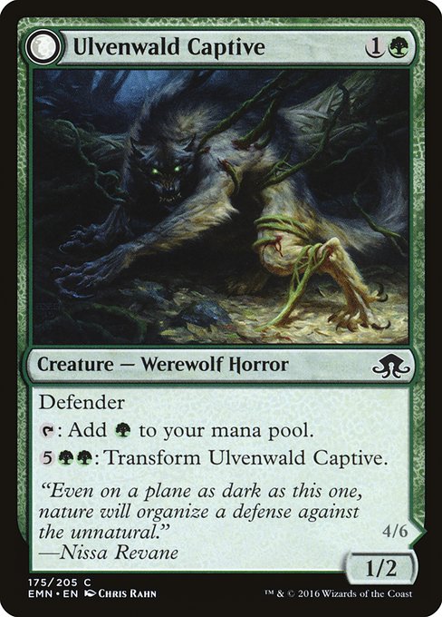 Ulvenwald Captive // Ulvenwald Abomination card image