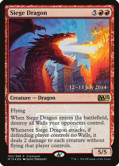 Siege Dragon (Magic 2015 Promos #162)